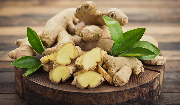 Deodorize the food in the kitchen with fresh ginger