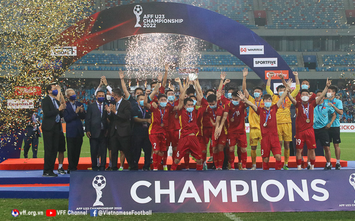 U23 Việt Nam vô địch Đông Nam Á: Tự hào các ‘chiến binh sao vàng’