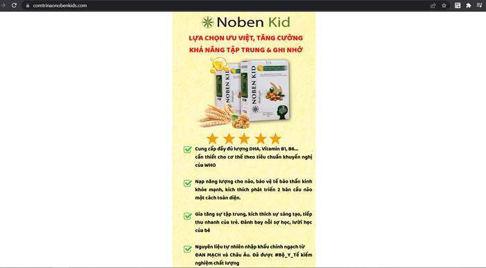 Cốm Noben Kid: Nhiều quảng cáo bổ sung công dụng nằm ngoài nội dung cấp phép - Ảnh 4.