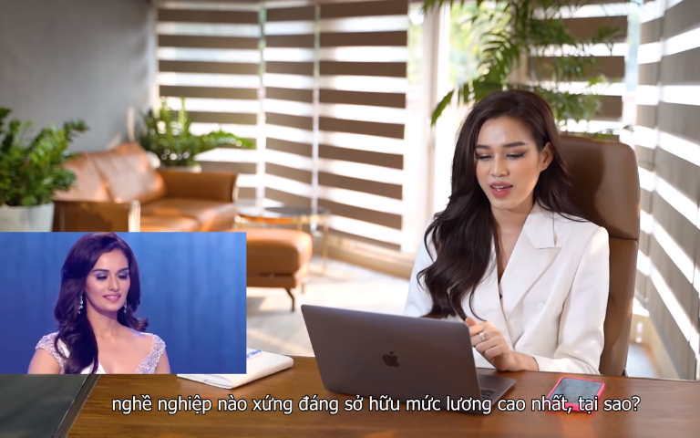 Hoa hậu Đỗ Thị Hà trả lời thế nào nếu vào top 5 Miss World 2021?