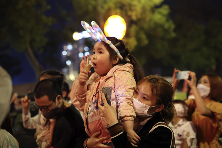 Pháo hoa rực sáng TP Việt Trì tại lễ hội Đền Hùng 2022 - Ảnh 7.