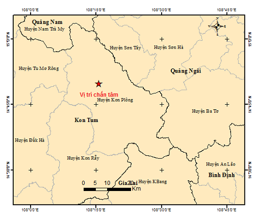 8 trận động đất liên tiếp xảy ra ở Kon Tum - Ảnh 2.