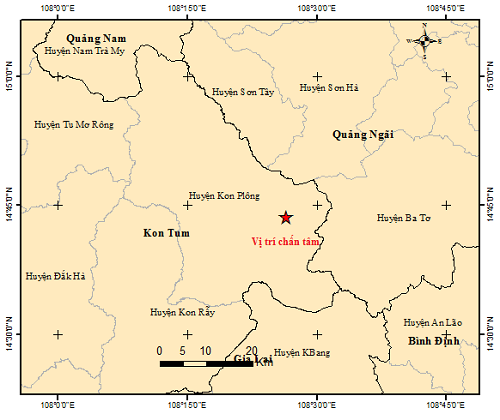 Bất thường trong động đất liên tiếp ở Kon Tum - Ảnh 2.