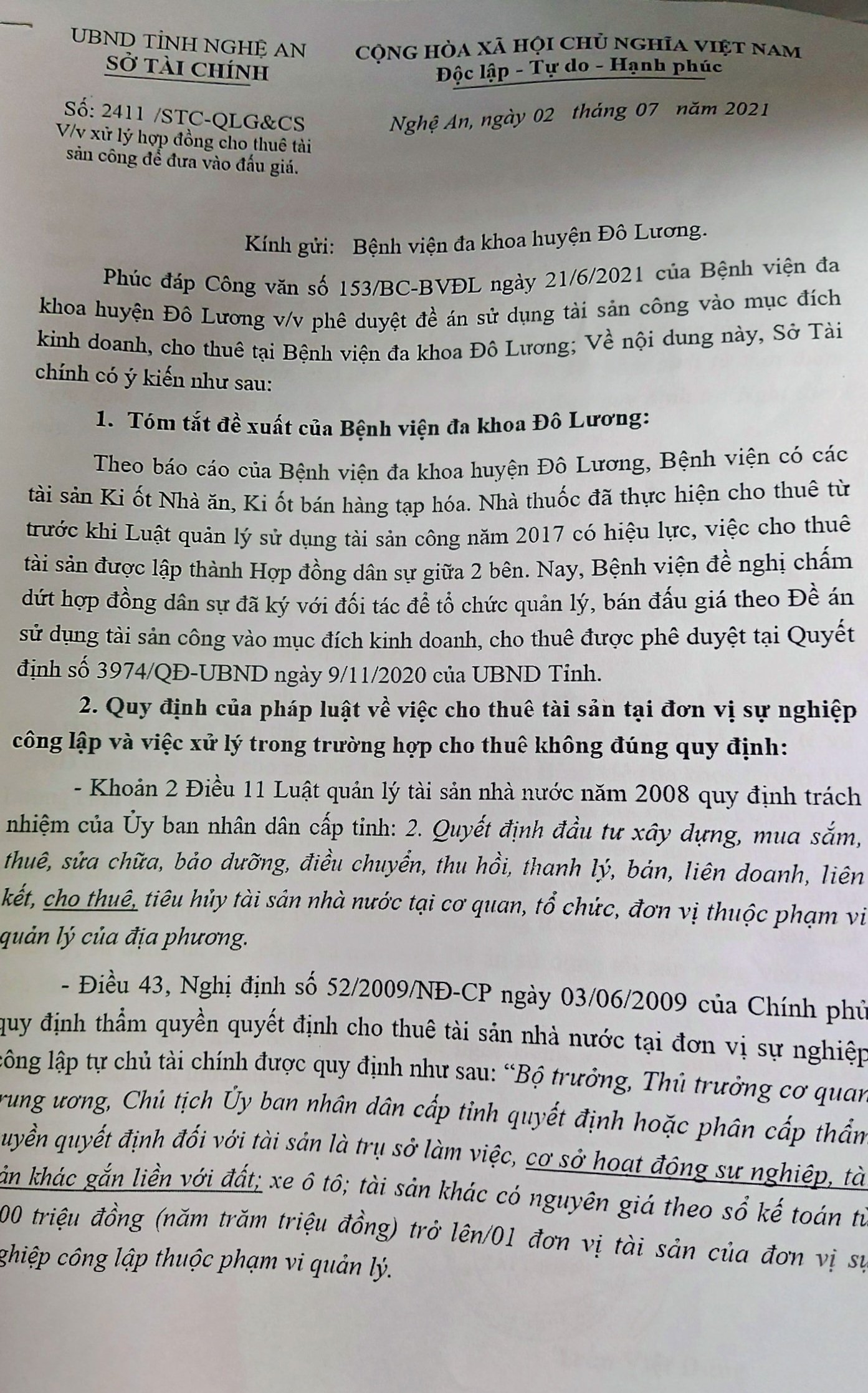 Sớm giải quyết 'tranh chấp' hợp đồng đặt nhà nhà thuốc trong bệnh viện Đô Lương, Nghệ An - Ảnh 3.