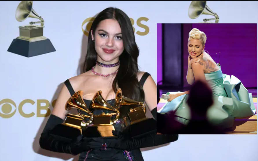 Giải Grammy 2022: Ngôi sao Olivia Rodrigo thắng lớn, Lady Gaga khóc nhớ huyền thoại mắc bệnh Alzheimer