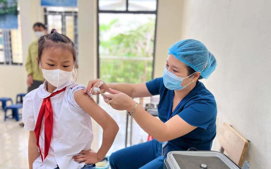 2 tuần, gần 150.000 trẻ 5-11 tuổi Hà Nội tiêm vaccine COVID-19