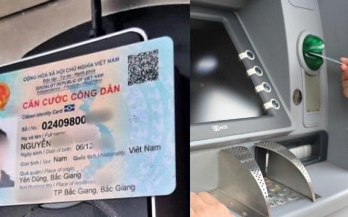 4 bước rút tiền bằng thẻ CCCD gắn chip thay cho thẻ ATM