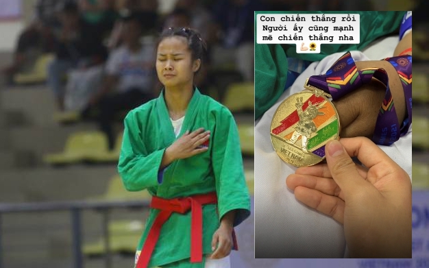 Vừa giành huy chương Vàng SEA Games 31, võ sĩ Tô Thị Trang mất bố khiến nhiều người xót xa
