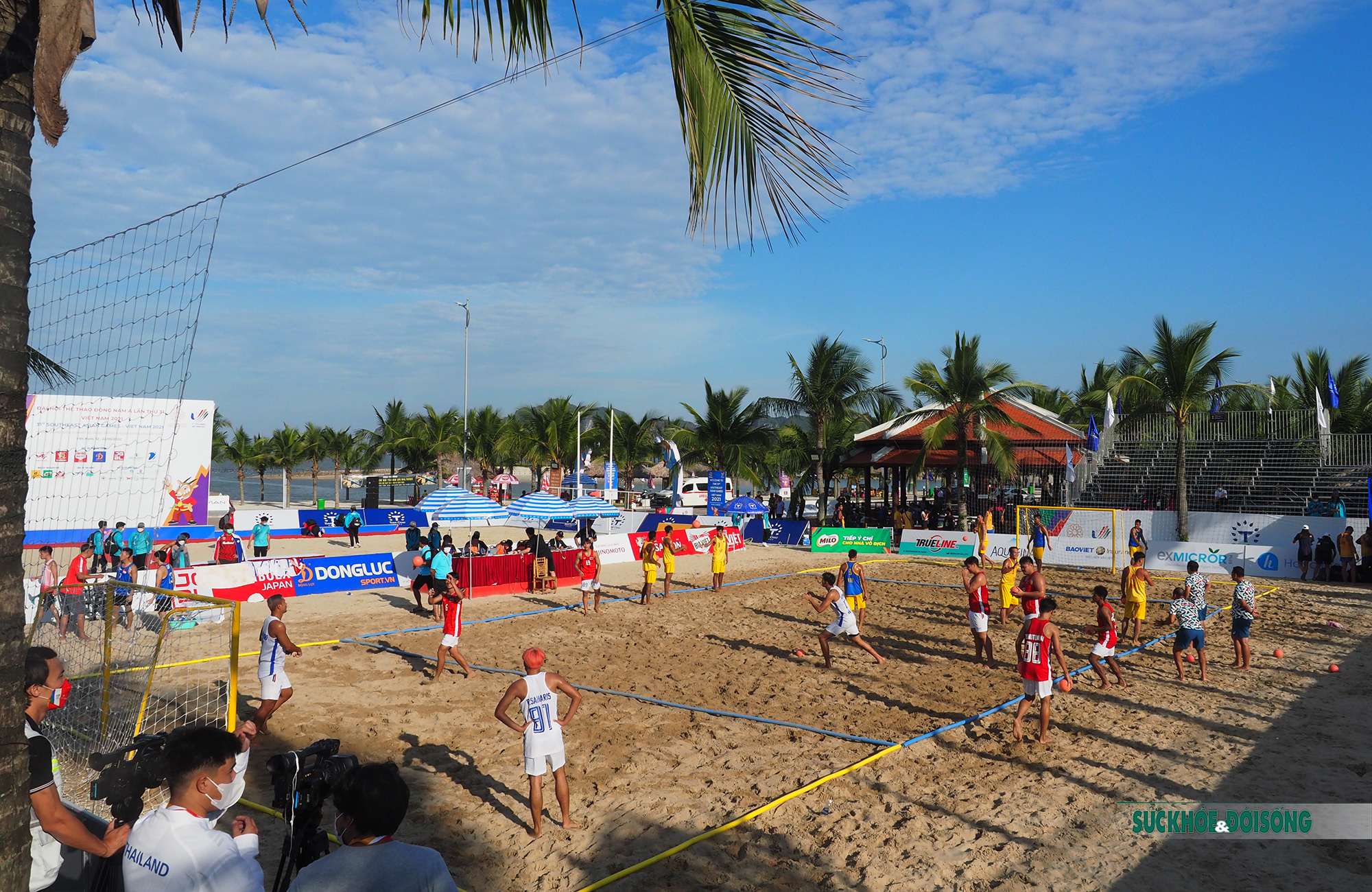 Đội tuyển bóng ném bãi biển nam Việt Nam bảo vệ thành công Huy chương Vàng tại kỳ SEA Games 31 - Ảnh 2.