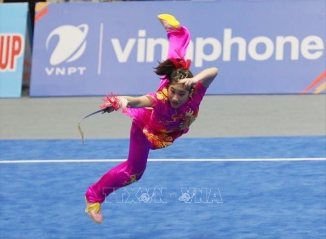 Wushu Việt Nam xuất sắc giành 5 huy chương trong ngày thi đấu đầu tiên - Ảnh 1.