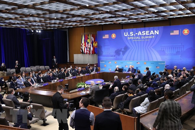 Thủ tướng dự các phiên họp Hội nghị Cấp cao đặc biệt ASEAN-Hoa Kỳ - Ảnh 8.