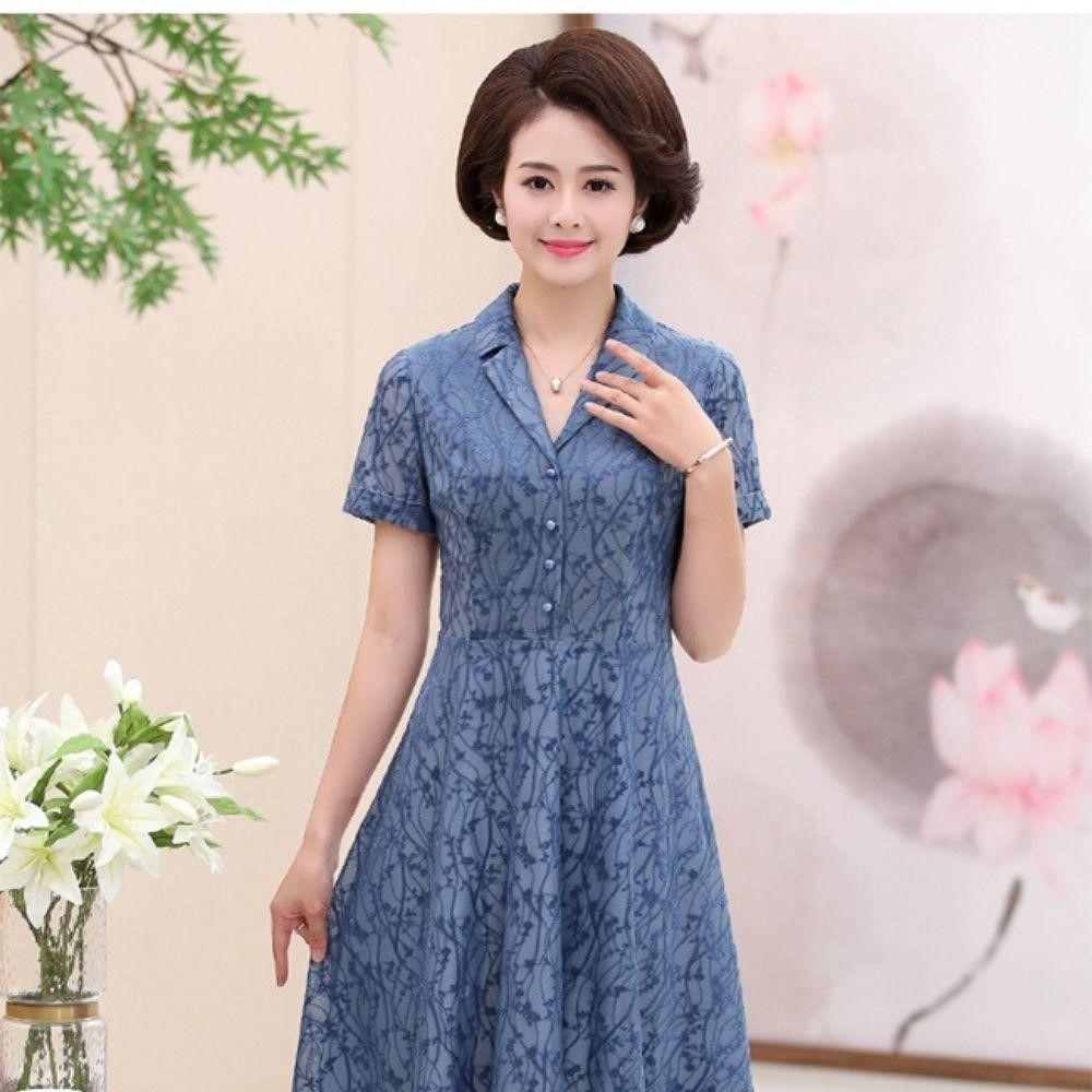 Gợi ý những mẫu váy đầm tuổi trung niên sang trọng nhất dành cho các quý cô  thời thượng  Sài Gòn Cafe Sữa Đá