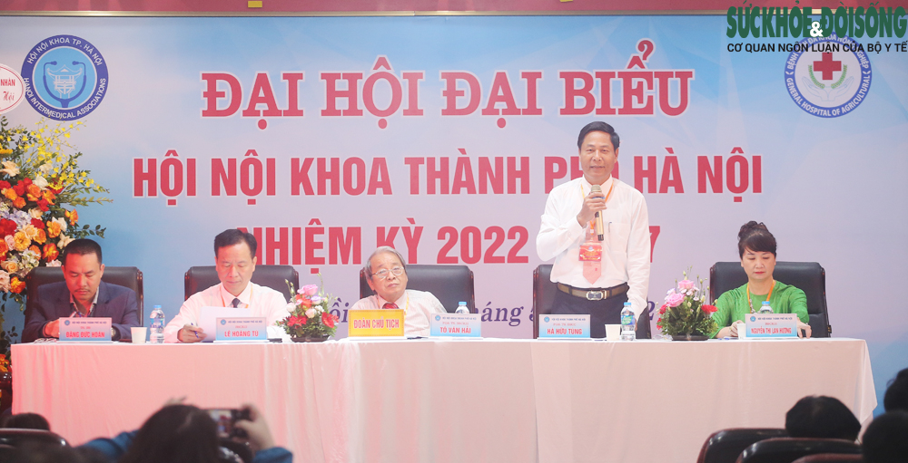 Tổ chức thành công Đại hội Hội Nội khoa Hà Nội nhiệm kỳ 2022-2027 - Ảnh 2.