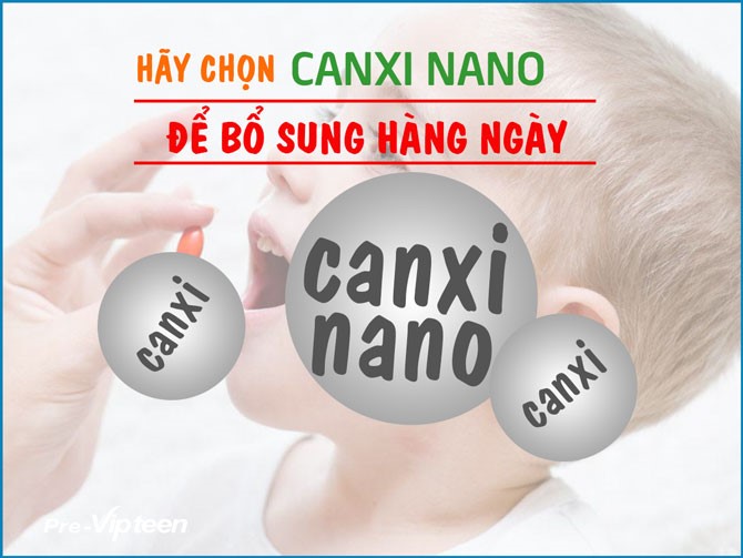 Công dụng của canxi nano đối với sức khỏe 