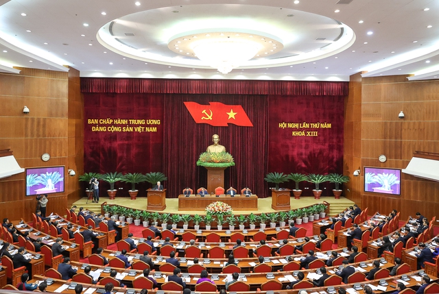Sáng nay khai mạc Hội nghị lần thứ 5 Ban chấp hành Trung ương Đảng khóa XIII - Ảnh 1.