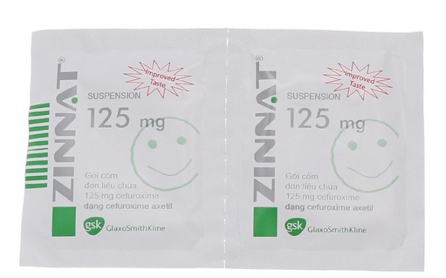 Thu hồi toàn quốc các lô thuốc kháng sinh cốm pha hỗn dịch uống Zinnat Suspension 125mg 