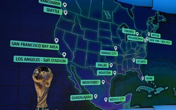 FIFA: VCK World Cup 2026 diễn ra tại 16 thành phố ở Bắc Mỹ