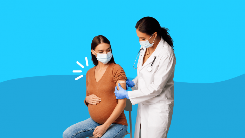 Mẹ bầu tiêm vaccine COVID-19 giúp bảo vệ con khỏi nguy cơ nhiễm bệnh - Ảnh 1.