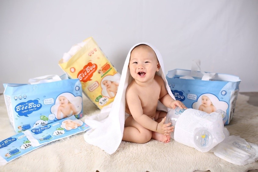Bỉm tã dán dành cho trẻ sơ sinh Merries Size Newborn gói 96 miếng  Medigo