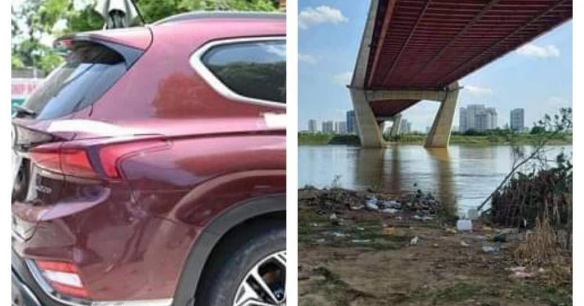 Thi thể dưới sông Hồng là tài xế bỏ ô tô trên cầu Thăng Long rồi mất tích