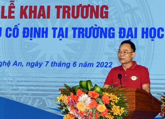 Trung tâm HH-TM Nghệ An: Khai trương điểm lấy máu cố định tại Trường Đại học Vinh - Ảnh 2.