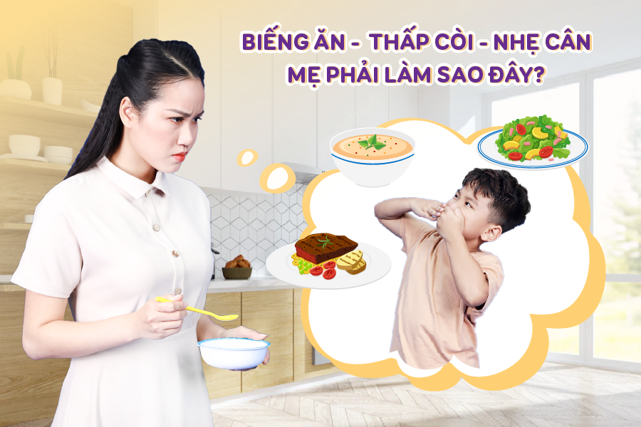 Bé biếng ăn, thấp còi, nhẹ cân? Mách mẹ bí quyết cải thiện ngay - Ảnh 1.