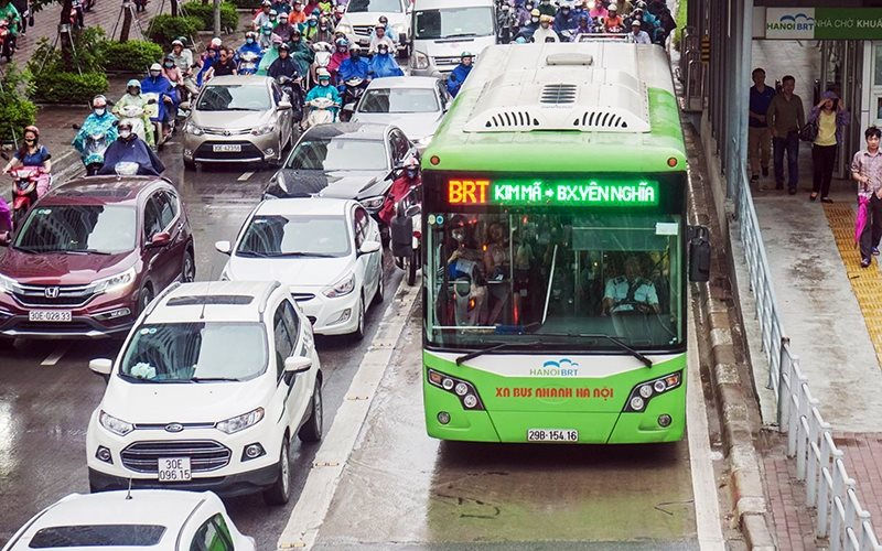 Nhân dân đồng thuận cao sẽ triển khai cho xe buýt và các loại xe khác vào làn BRT