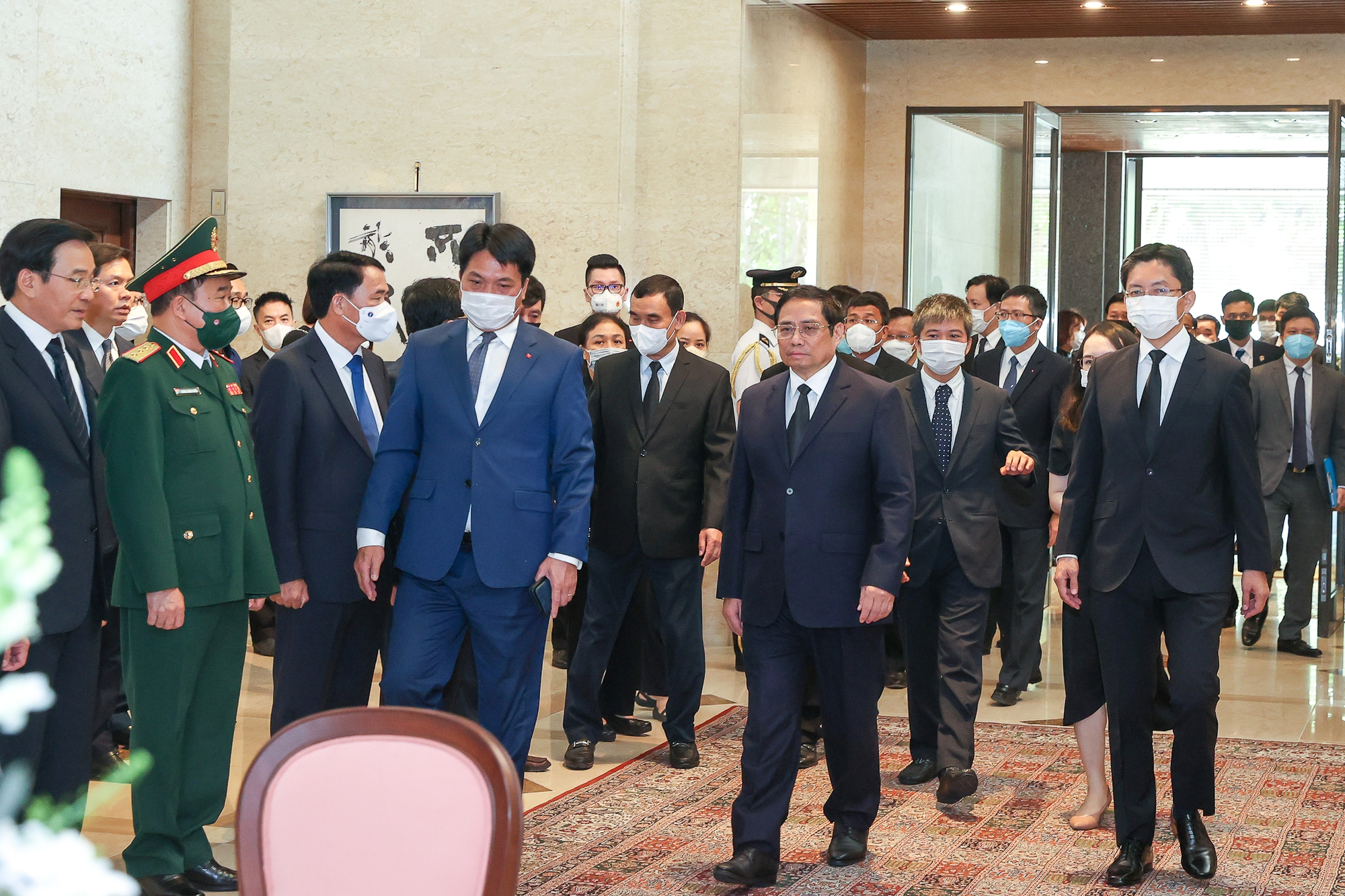 Lãnh đạo Đảng, Nhà nước viếng cố Thủ tướng Nhật Bản Abe Shinzo - Ảnh 2.