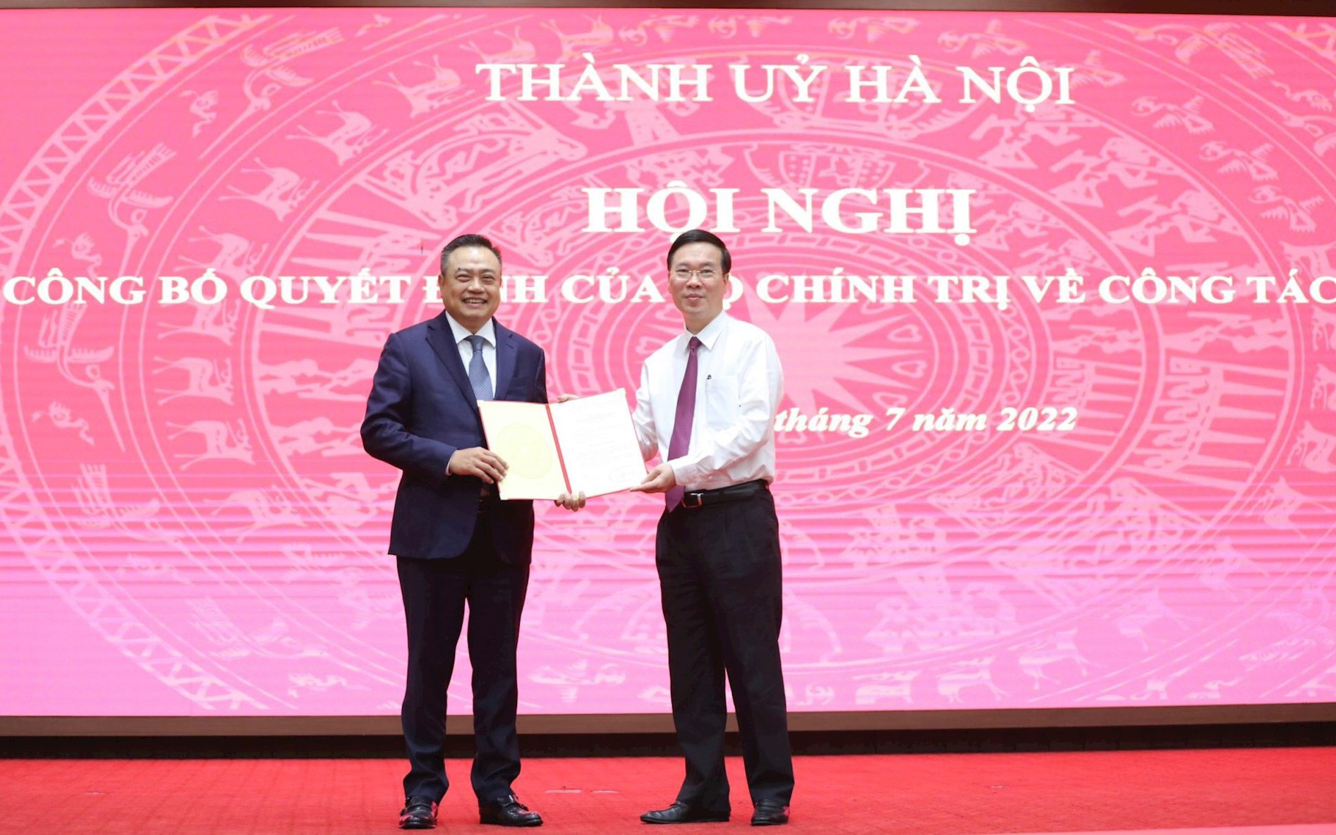 Ông Trần Sỹ Thanh giữ chức Phó Bí thư Thành ủy, được giới thiệu để bầu Chủ tịch Hà Nội