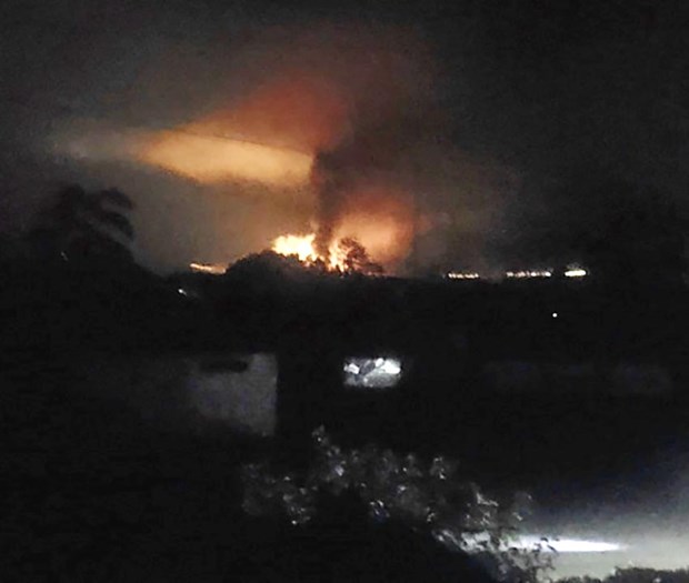 Máy bay Antonov bốc cháy và bị rơi ở miền Bắc Hy Lạp  - Ảnh 1.