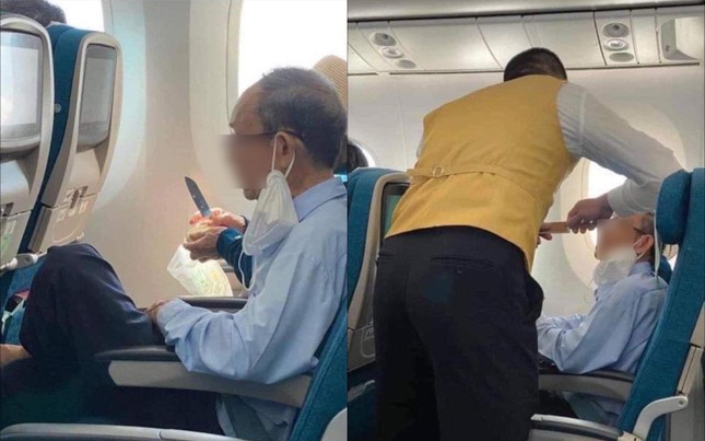 Hàng không lên tiếng về sự việc hành khách mang dao trên máy bay