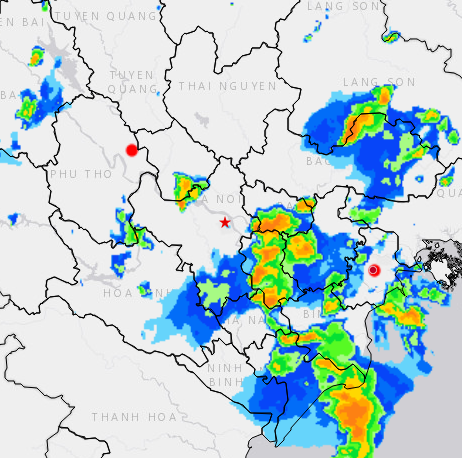 Hà Nội chuẩn bị đón mưa lớn khu vực nội thành - Ảnh 1.