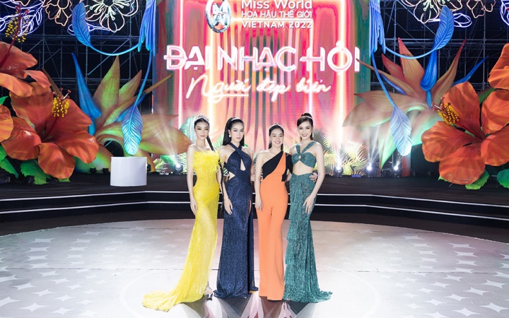 Dàn hoa hậu diện đầm cắt xẻ gợi cảm trên thảm đỏ Miss World Vietnam 2022
