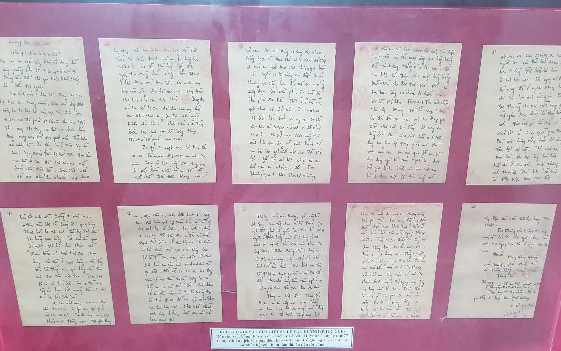 Ngấn lệ với bức di thư từ chiến trường của người lính Thành cổ 50 năm trước
