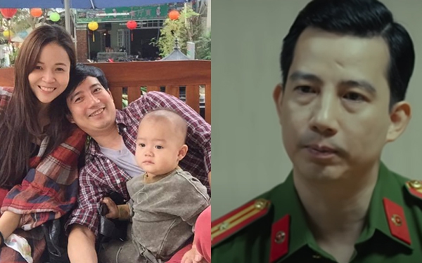 Đời thực bình yên bên người vợ 'đanh đá nhất màn ảnh Việt' của Hồng Quang - Thượng tá Văn Bàng phim 'Đấu trí'