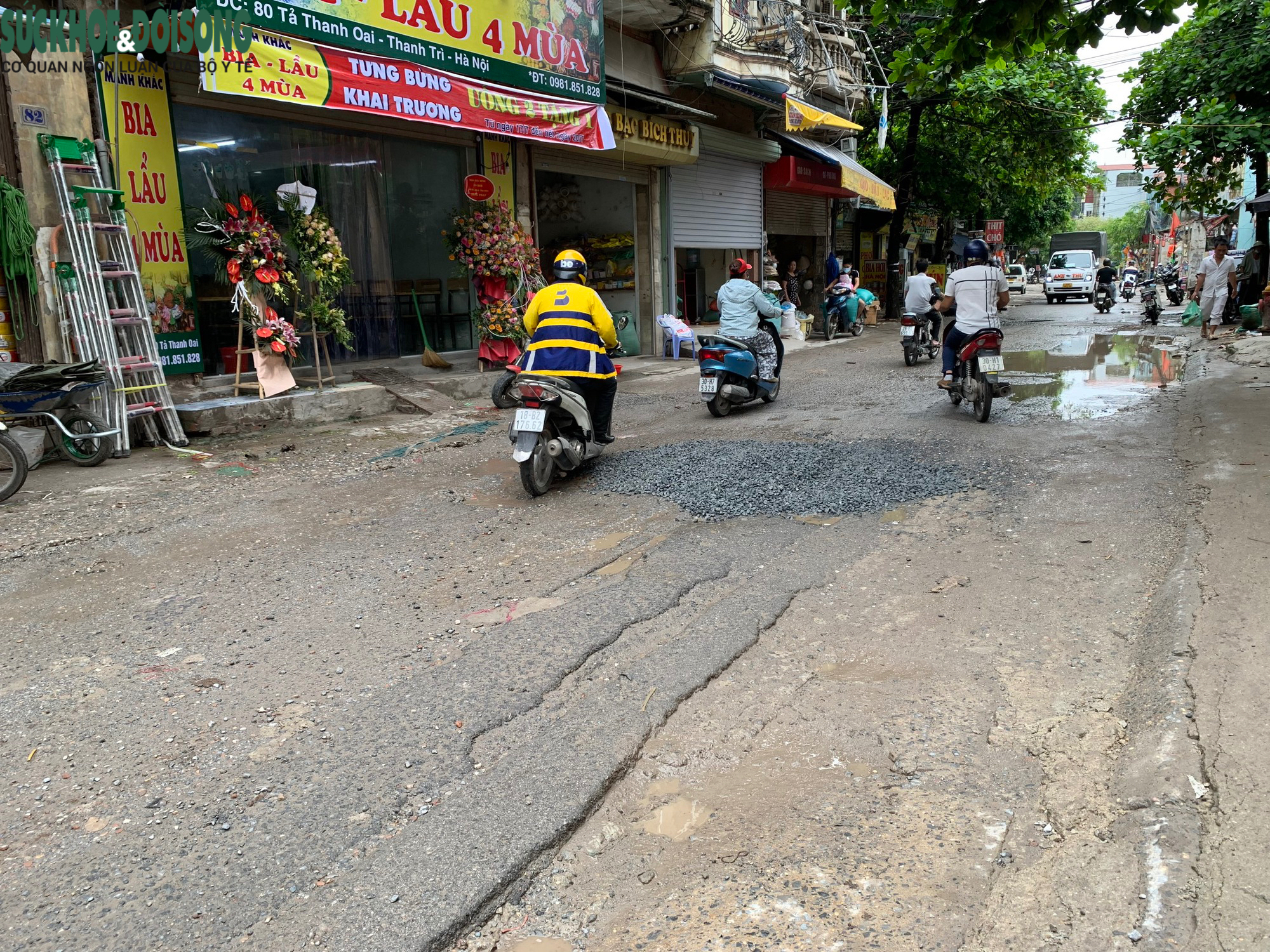 Hà Nội: Đường Tả Thanh Oai xuống cấp nghiêm trọng, ‘ổ gà, hố voi’ mọc khắp nơi - Ảnh 9.