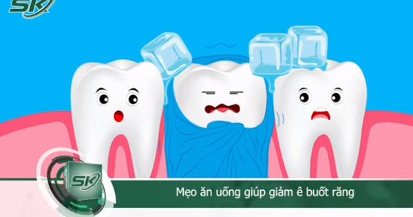Mẹo ăn uống giúp giảm cảm giác ê buốt răng