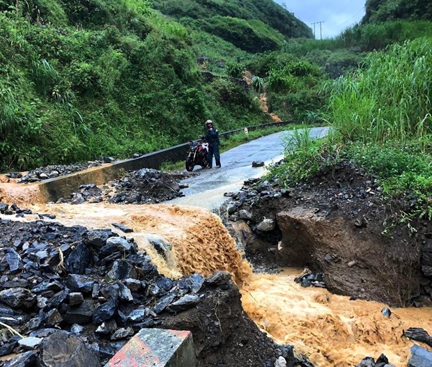 Hà Giang: Mưa lũ khiến 1 người mất tích, 5 người bị thương - Ảnh 1.