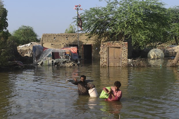 Anh viện trợ nhân đạo cho Pakistan khắc phục thiệt hại do lũ lụt  - Ảnh 1.