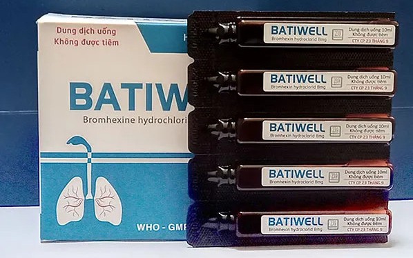 Thu hồi toàn quốc thuốc Batiwell trị nhiễm khuẩn đường hô hấp do vi phạm chất lượng mức độ 2