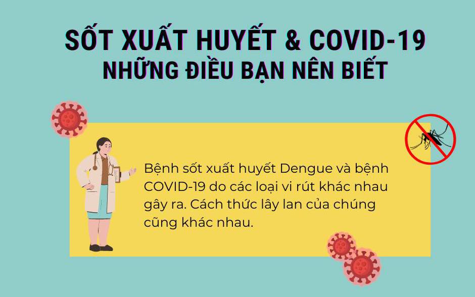 Sốt xuất huyết và COVID-19: Cách phân biệt để tránh nhầm lẫn