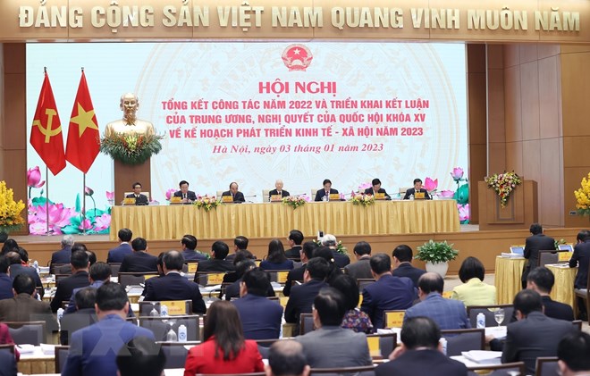 Tổng Bí thư: Tranh thủ thời cơ, thực hiện thắng lợi mục tiêu năm 2023 - Ảnh 29.