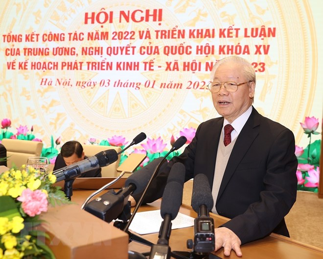 Tổng Bí thư: Tranh thủ thời cơ, thực hiện thắng lợi mục tiêu năm 2023 - Ảnh 25.