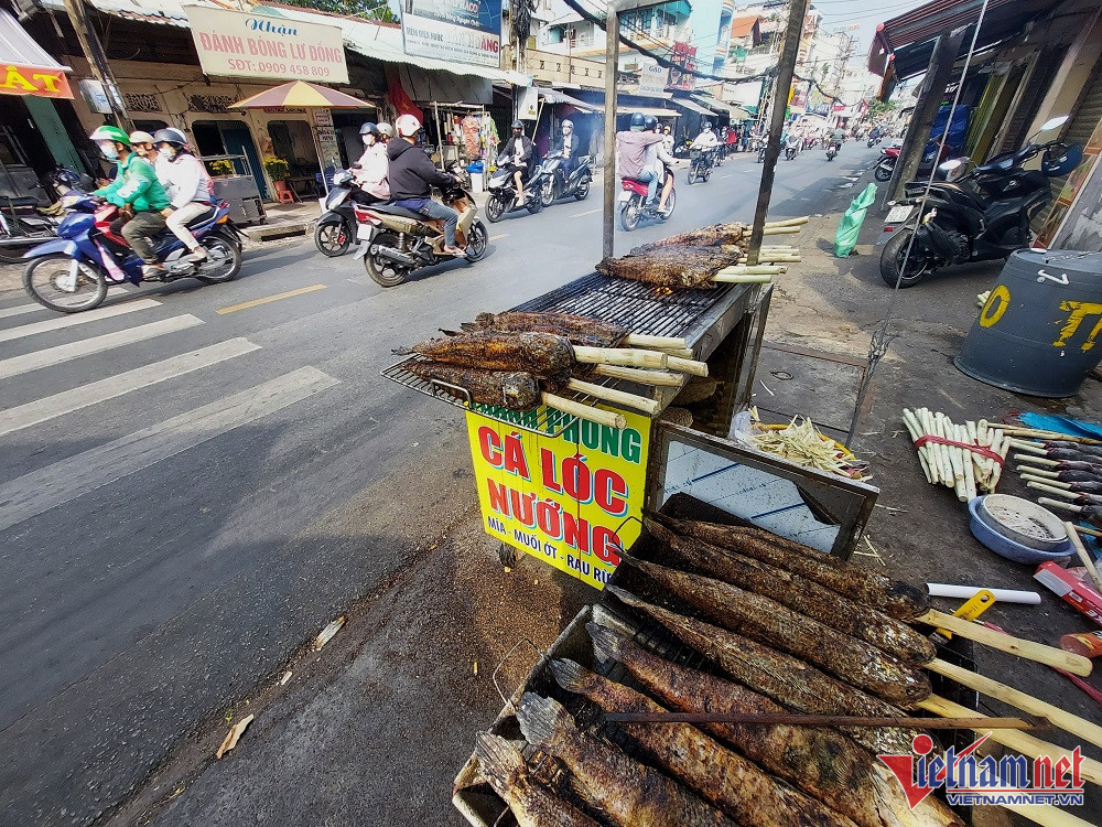 Bán cá lóc nướng cúng Thần Tài, quán vỉa hè chờ thu cả tỷ đồng trong một ngày - Ảnh 3.