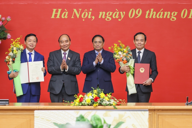 Công bố quyết định bổ nhiệm 2 Phó Thủ tướng Chính phủ nhiệm kỳ 2021-2026 - Ảnh 1.