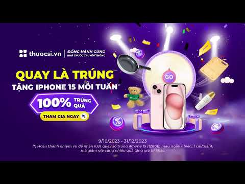 Mua sắm, săn iPhone 15 và nhiều quà tặng hấp dẫn trên thuocsi.vn - Ảnh 1.