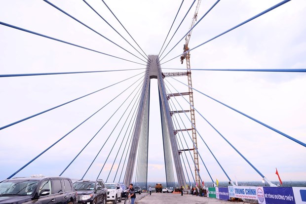 Thủ tướng Phạm Minh Chính dự Lễ hợp long cầu Mỹ Thuận 2 - Ảnh 2. Thủ tướng Phạm Minh Chính dự Lễ hợp long cầu Mỹ Thuận 2 - Ảnh 2.
