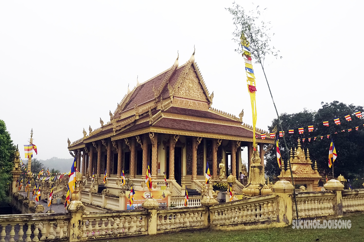 Ấn tượng ngôi chùa Khmer giữa Thủ đô Hà Nội - Ảnh 5.