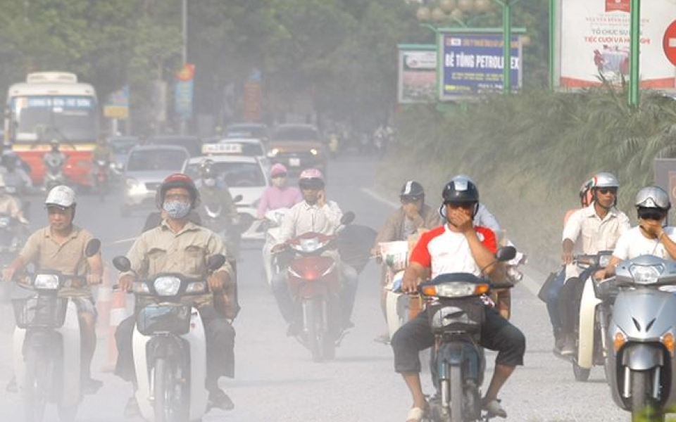 Nhiều tỉnh miền Bắc ô nhiễm không khí nghiêm trọng