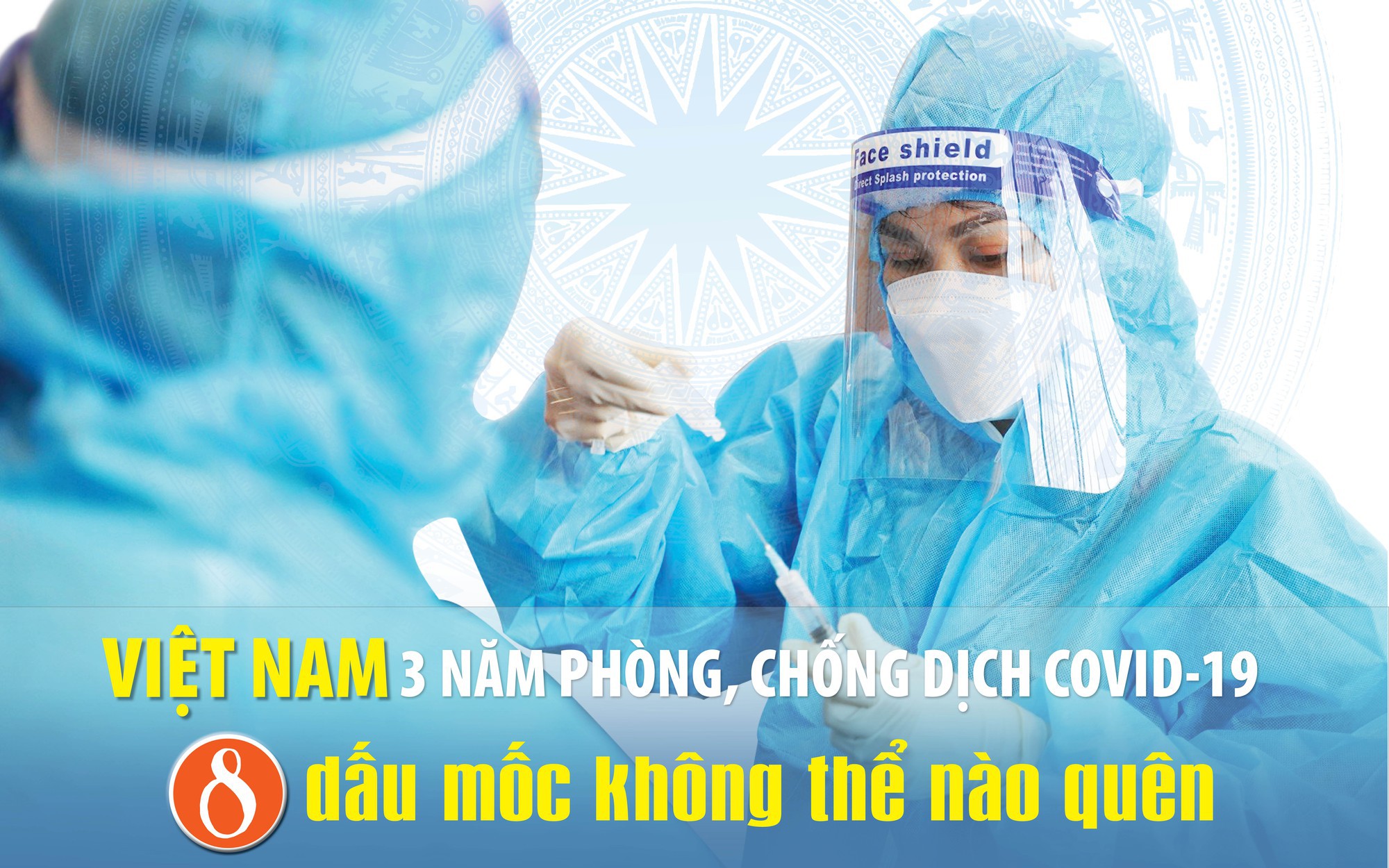 [Infographic] 8 dấu mốc không thể nào quên suốt 3 năm Việt Nam chống dịch COVID-19